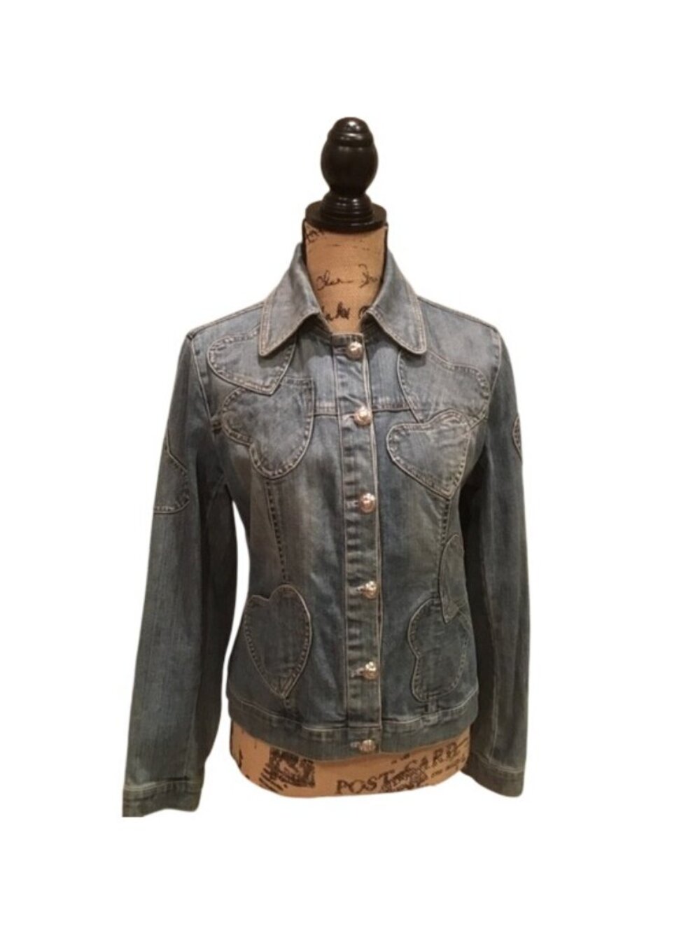 Vintage Brighton Jean Jacket Womens Small